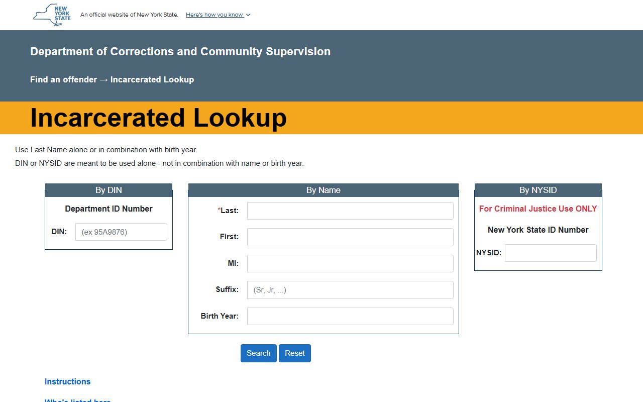 Columbia County inmate population state prison DOCCS lookup